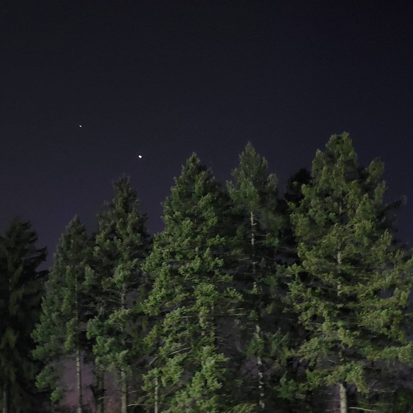 Night sky in wauwatosa